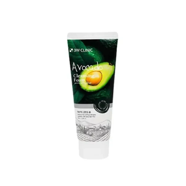 3w Clinic Avocado Cleansing Foam – 100ml - Image 1