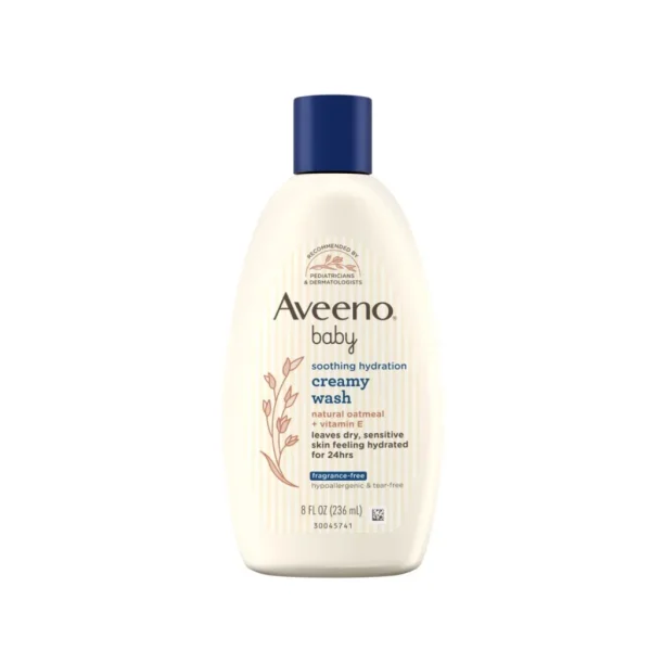 Aveeno Baby Soothing Hydration Creamy Body Wash – 236ml - Image 1