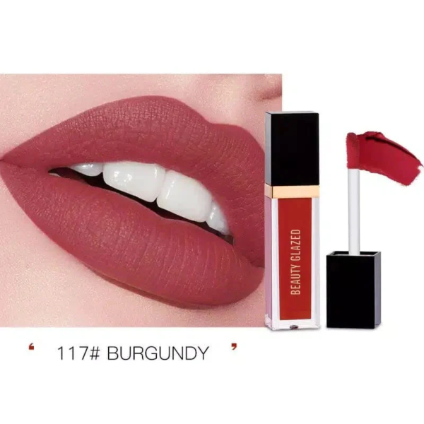 Beauty Glazed matte liquid lipstick Burgundy 117 - Image 1