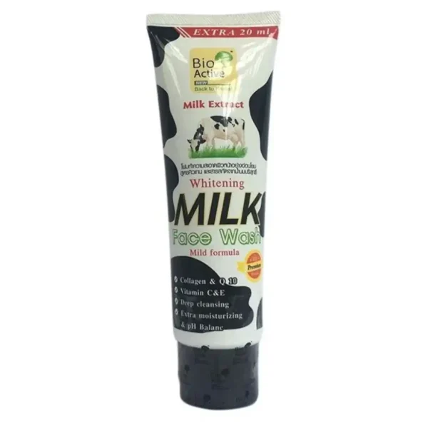Bio Active Whitening Milk Extract Face Wash – 70ml - Image 1