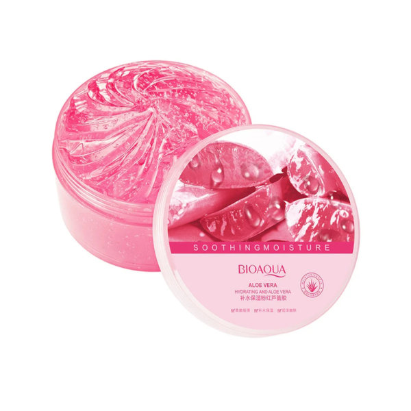 Bioaqua Hydrating Pink Aloe Vera Gel – 300g - Image 1