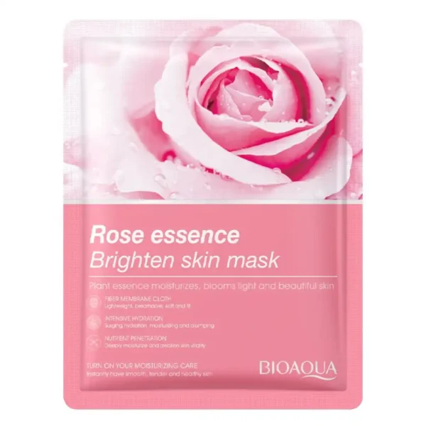 Bioaqua Rose Essence Brighten Skin Sheet Mask – 25g - Image 1
