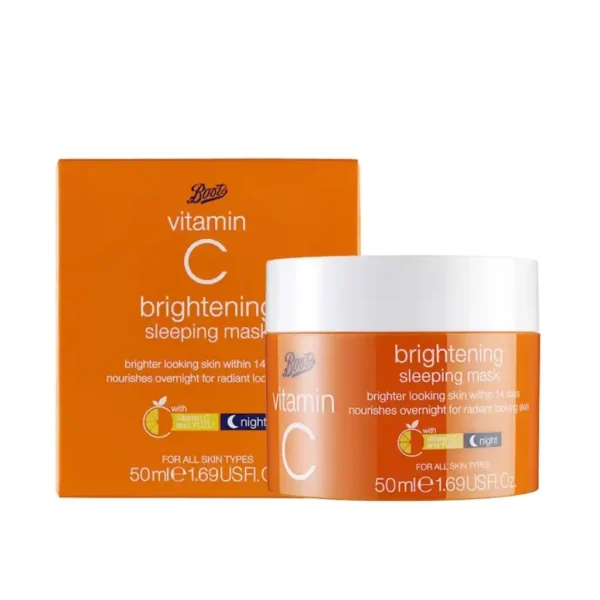 Boots Vitamin C Brightening Sleeping Mask – 50ml - Image 1