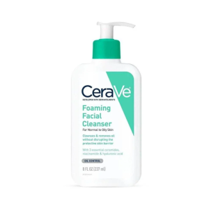 Cerave Foaming Facial Cleanser for Normal to Oily Skin – 237ml