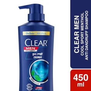 Clear Men Cool Sport Menthol Anti Dandruff Shampoo – 450ml