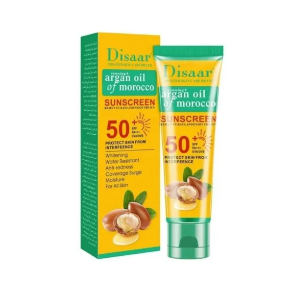 Disaar Argan Oil of Morocco Sunscreen 50+spf Pa+++ – 50g - Image 1