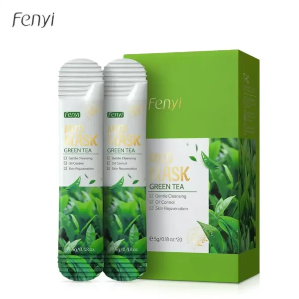 Fenyi Green Tea Mud Mask – 5gm - Image 1