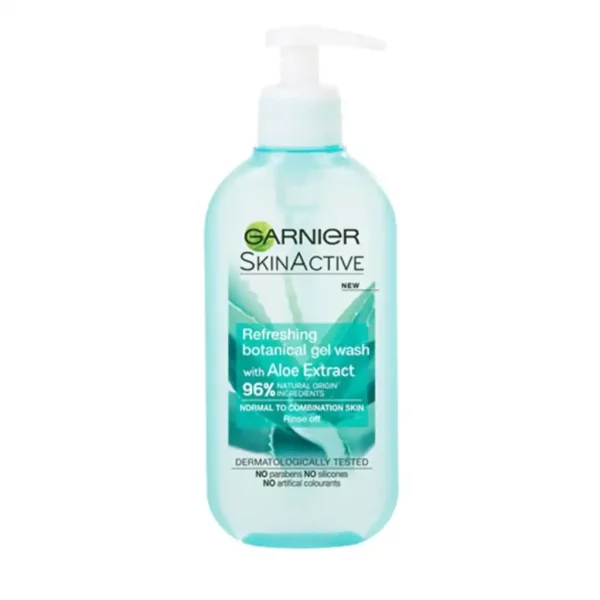 Garnier Aloe Refreshing Facial Gel Wash – 200ml - Image 1