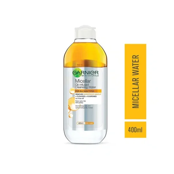 Garnier Micellar Cleansing Water in Oil All in 1 – 400ml - Image 1