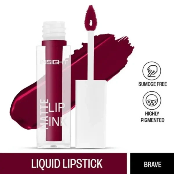 Insight-Matte-Lip-Ink-Lipstick-–-Brave-09.webp Insight Matte Lip Ink Lipstick – Brave 09 - Image 1