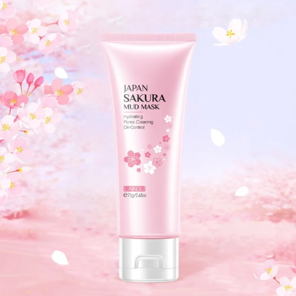 LAIKOU Japan Sakura Mud Mask – 75gm - Image 1
