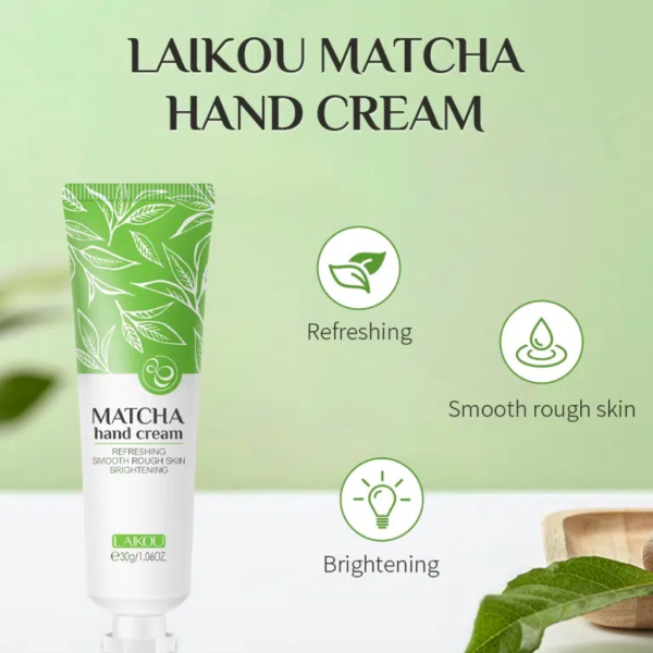 LAIKOU Matcha Hand Cream – 30g - Image 1