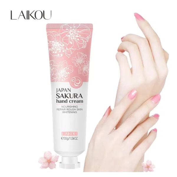 LAIKOU Sakura Hand Cream – 30g - Image 1