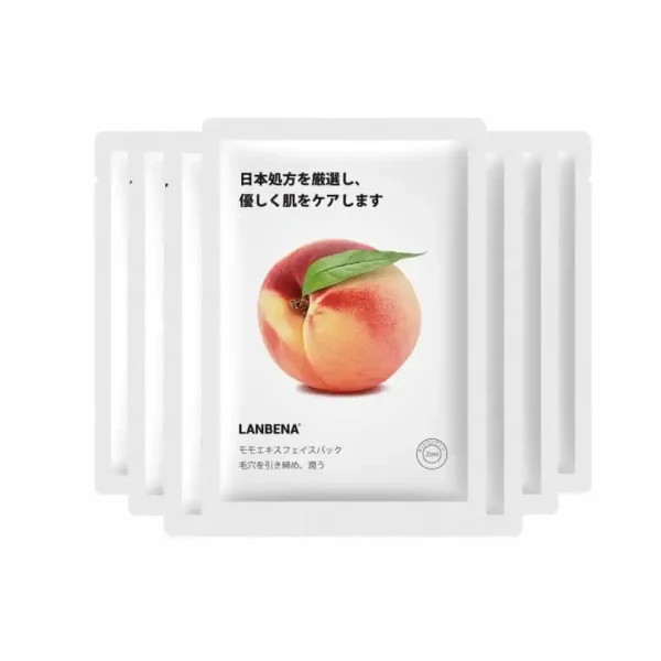 LANBENA PEACH SHEET MASK - Image 1