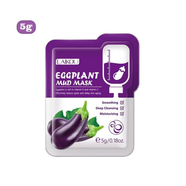 Laikou Eggplant Mud Mask – 5g - Image 1