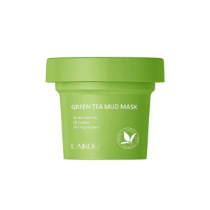 Laikou Green Tea Mud Mask Deep Cleansing Pores Blackhead Reduce Acne – 100g