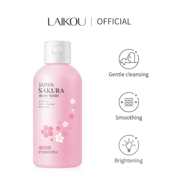 Laikou Japan Sakura Body Wash – 100gm - Image 1