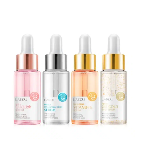 Laikou Serum for Face Skincare 4 Pcs Bundle - Image 1