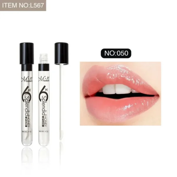 Menow Splendid Honey Lip Gloss Transparent (Shade-050) - Image 1