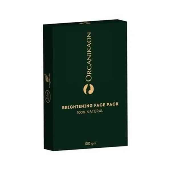 Organikaon Brightening Face Pack 100% Natural – 100gm - Image 1
