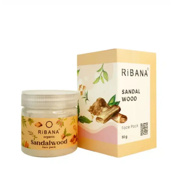 Ribana Sandal Wood Face Pack 50g - Image 1