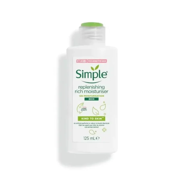 Simple Kind to Skin Replenishing Rich Moisturiser – 125ml - Image 1