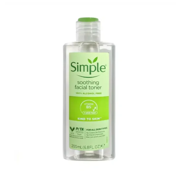 Simple-Kind-to-Skin-Soothing-Facial-Toner-–-200ml.webp Simple Kind to Skin Soothing Facial Toner – 200ml - Image 1