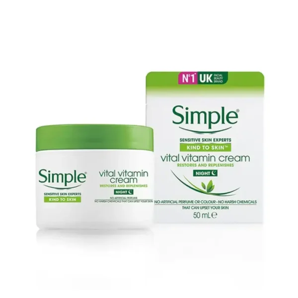 Simple Kind to Skin Vital Vitamin Night Cream- 50ml - Image 1