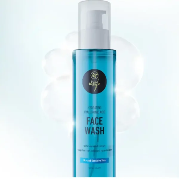 Skin Cafe Hydrating Hyaluronic Acid Face Wash with Seaweed Extract – 140ml - Image 1