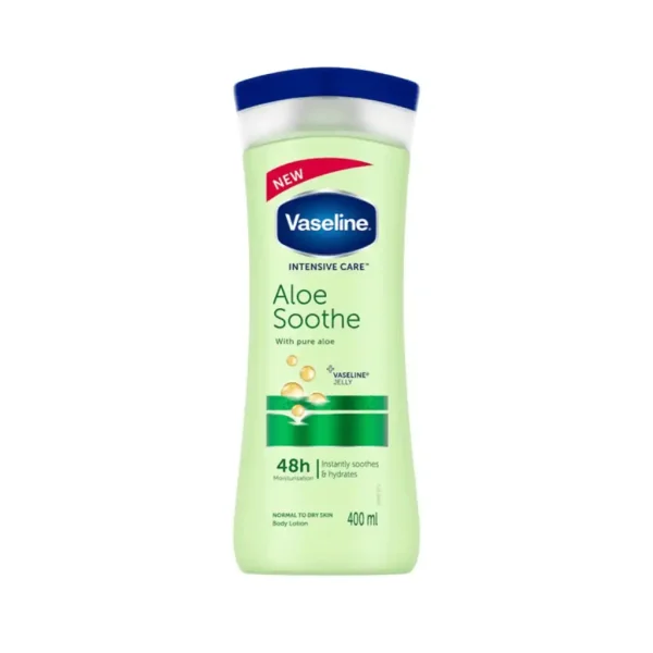 Vaseline Intensive Care Aloe Soothe With Pure Aloe Lotion – 400ml - Image 1
